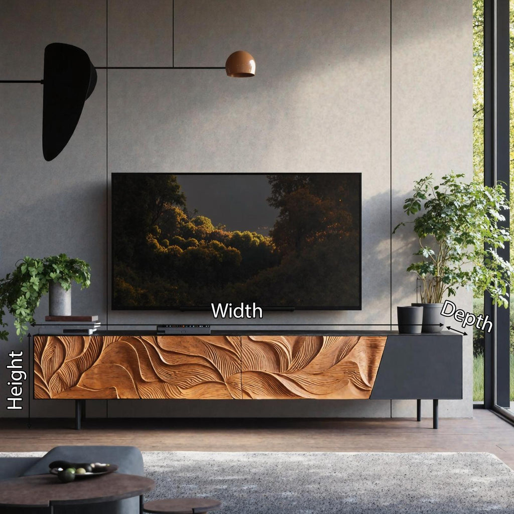 Mid Century TV Cabinet For Furniture Decor