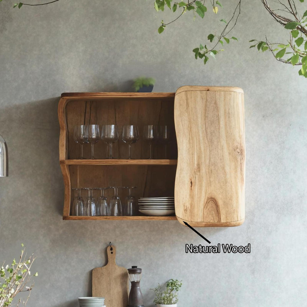 Farmhouse Wooden Kitchen Cabinet For Kitchen