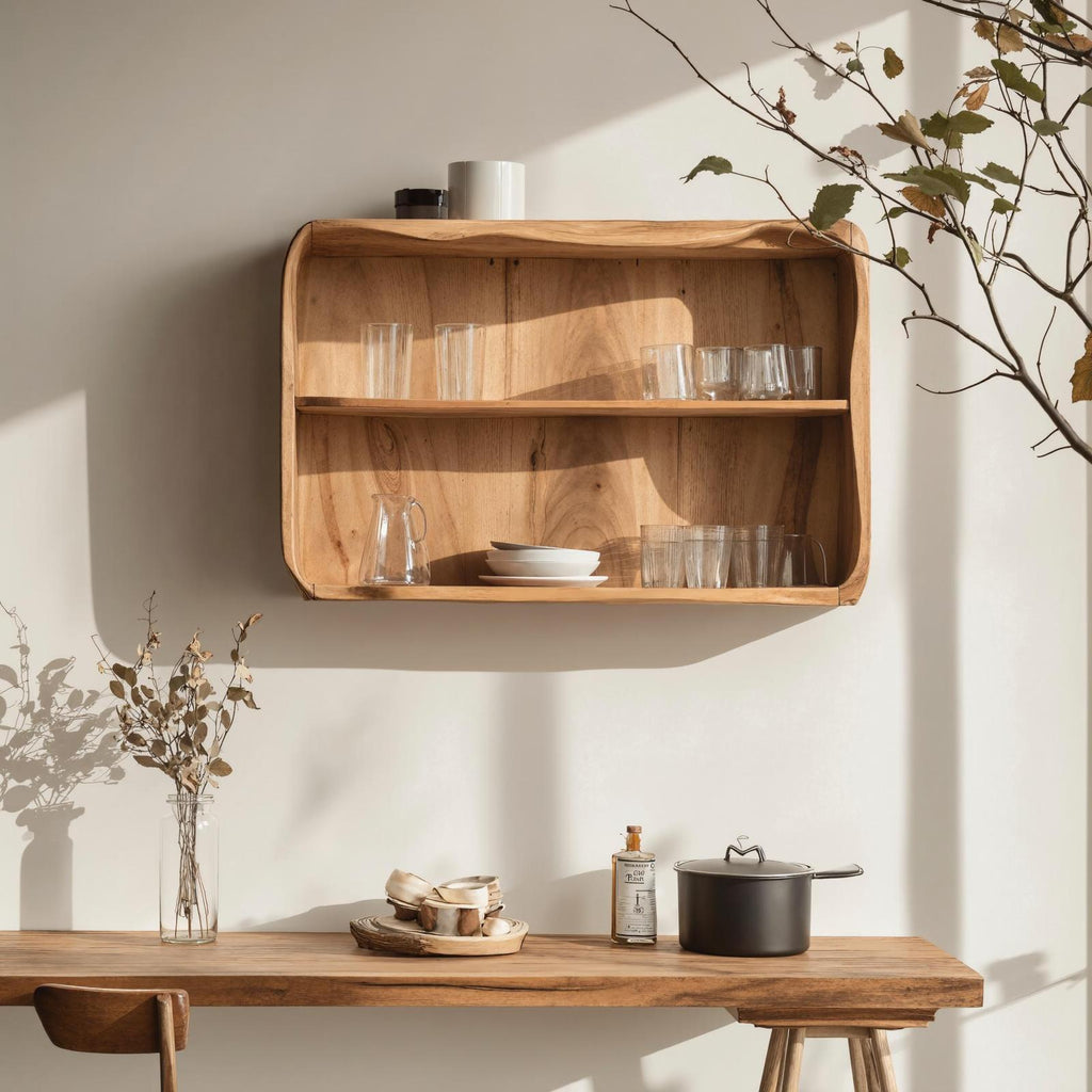 Mid Century Wooden Kitchen Cabinet For Kitchen
