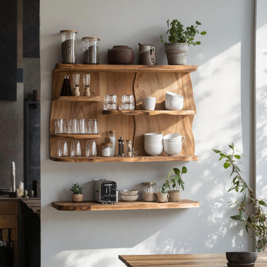 Farmhouse Wooden Kitchen Cabinet For Furniture Decor