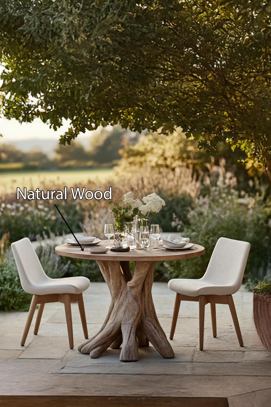 Spry Interior Rustic Solid Wood Dining Table, Handcrafted Kitchen Table for Charming Farmhouse Decor, Custom Wooden Dining Desk, SILDTTNDN009