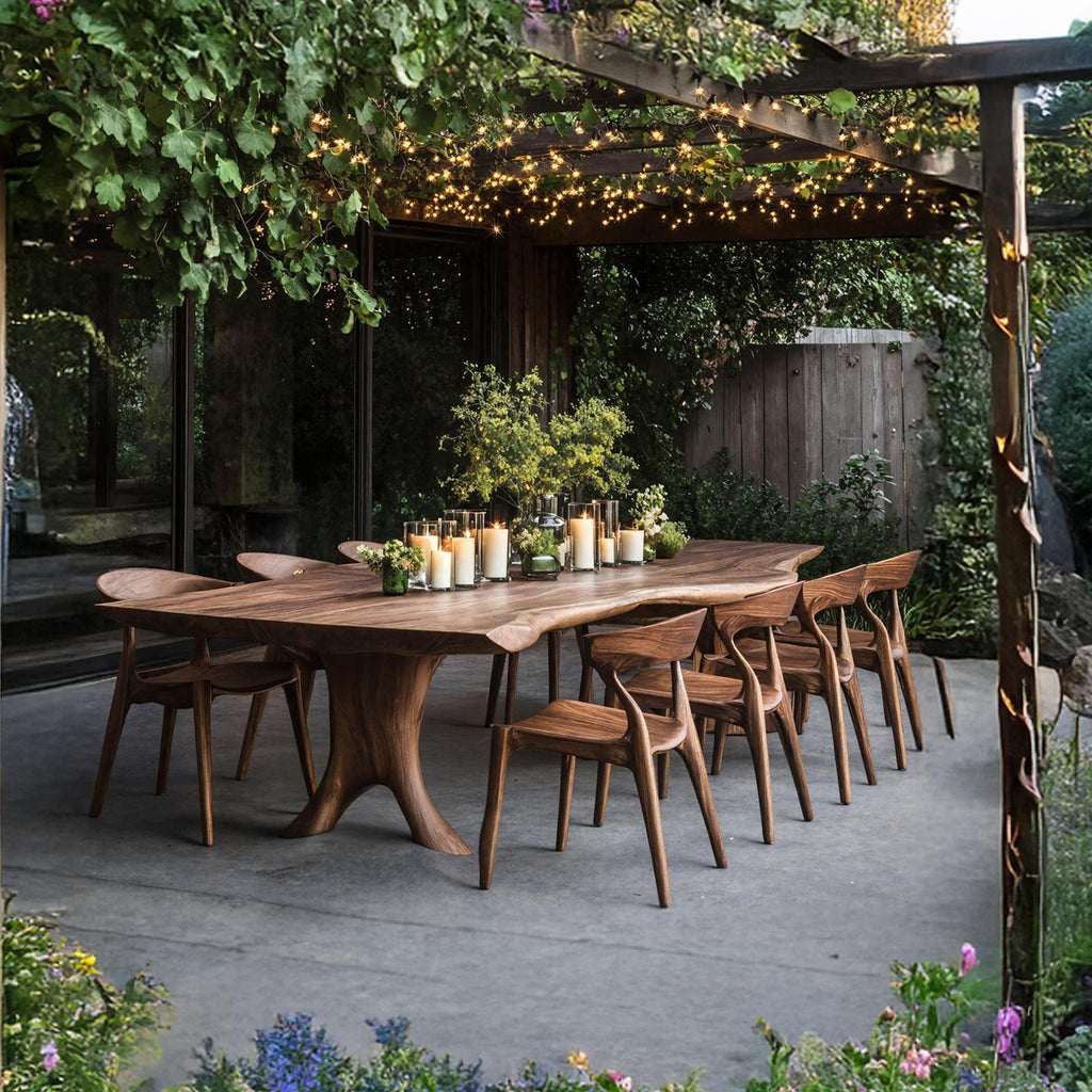 Farmhouse Wood Dining Table For Home Furniture