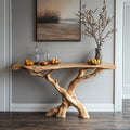 Floating Edge Entry Console Table Handcrafted SILDTCSC021
