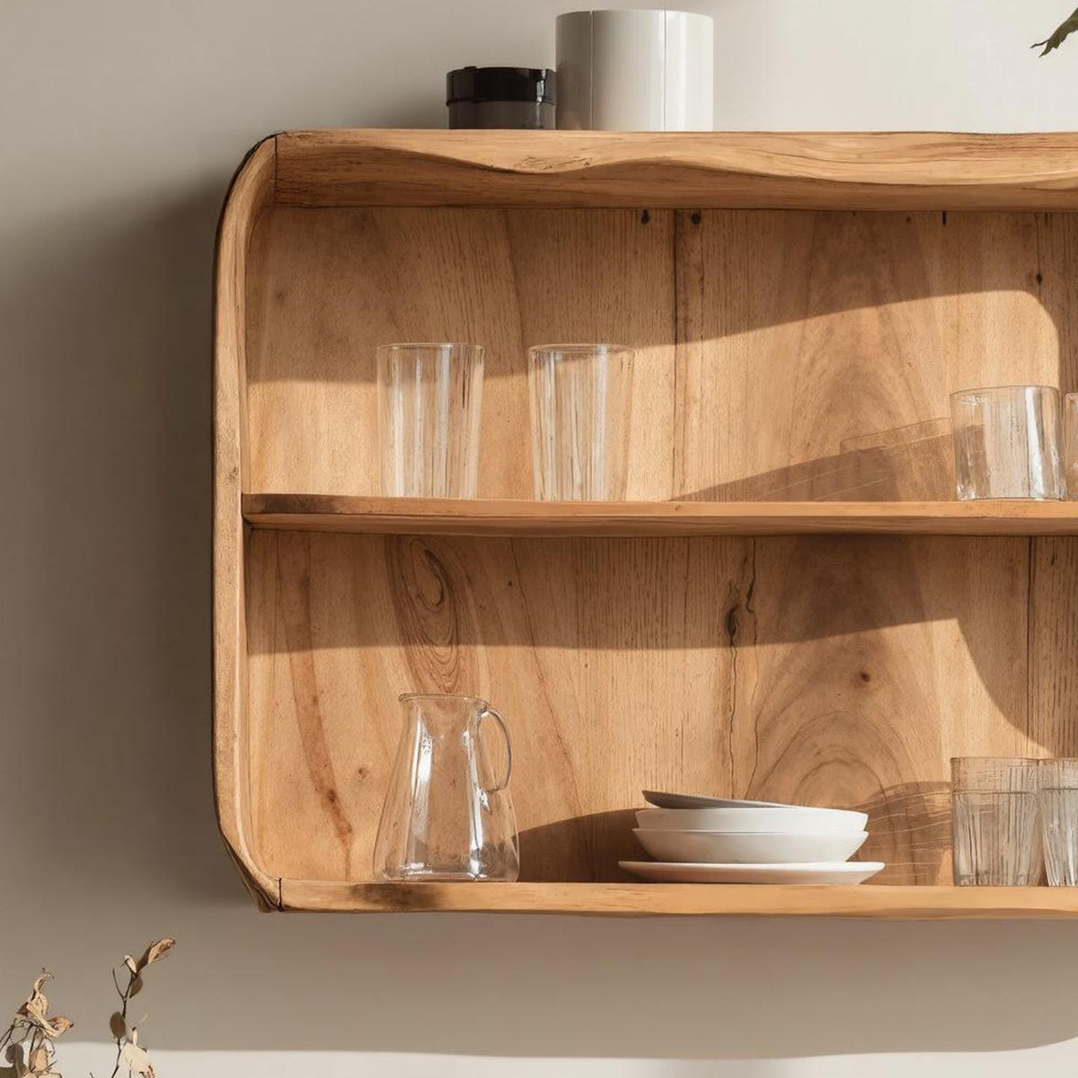 Mid Century Wooden Kitchen Cabinet For Kitchen