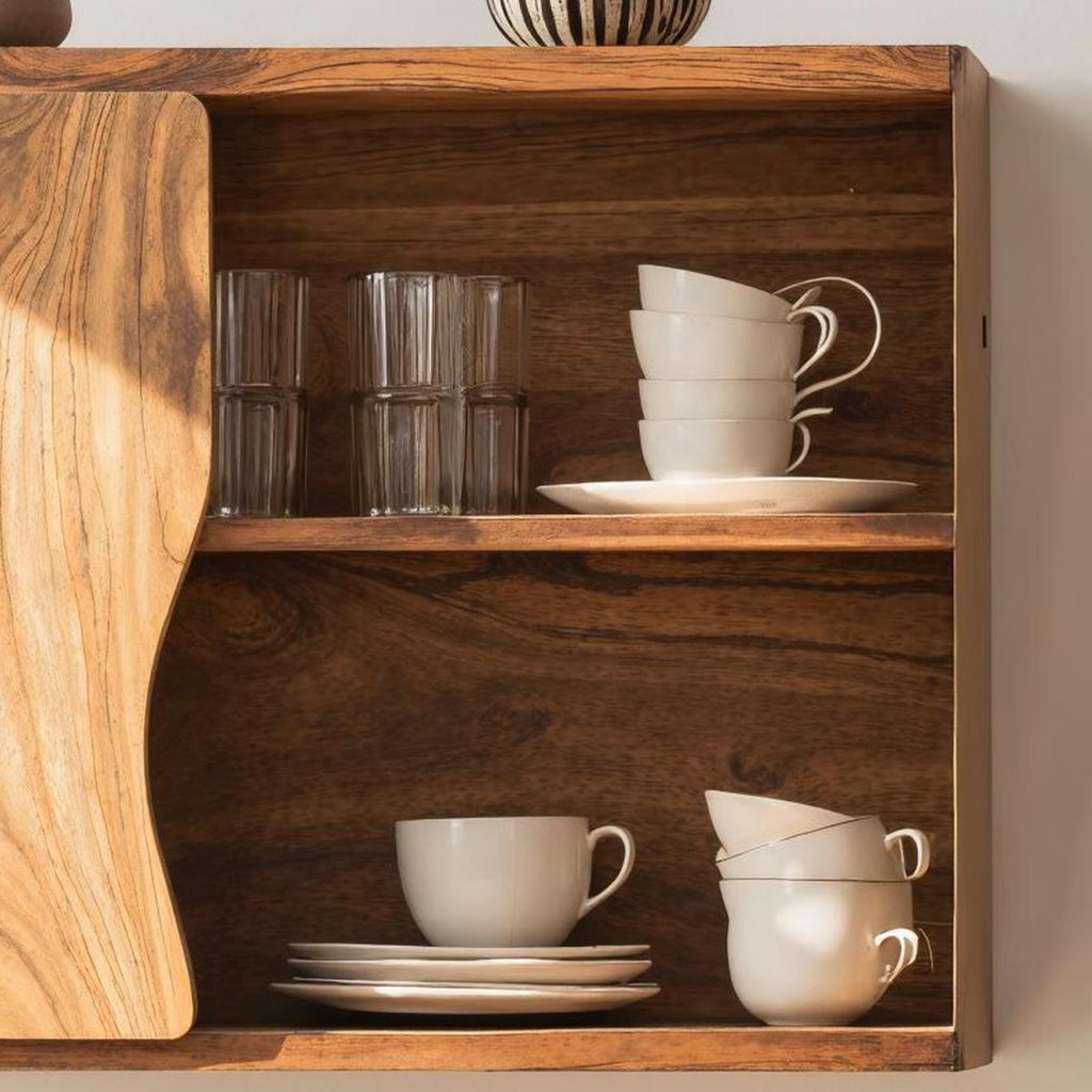 Mid Century Wooden Kitchen Cabinet For Furniture Decor