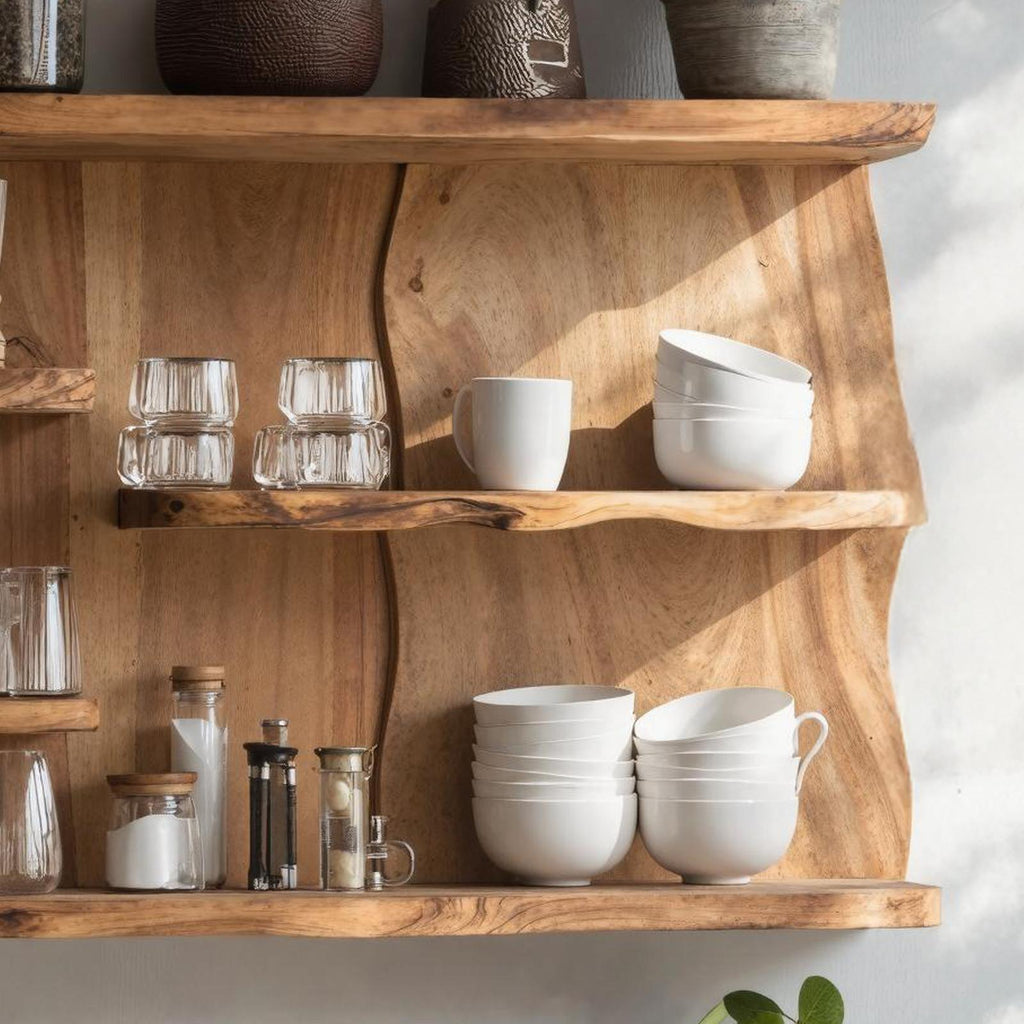 Farmhouse Wooden Kitchen Cabinet For Furniture Decor
