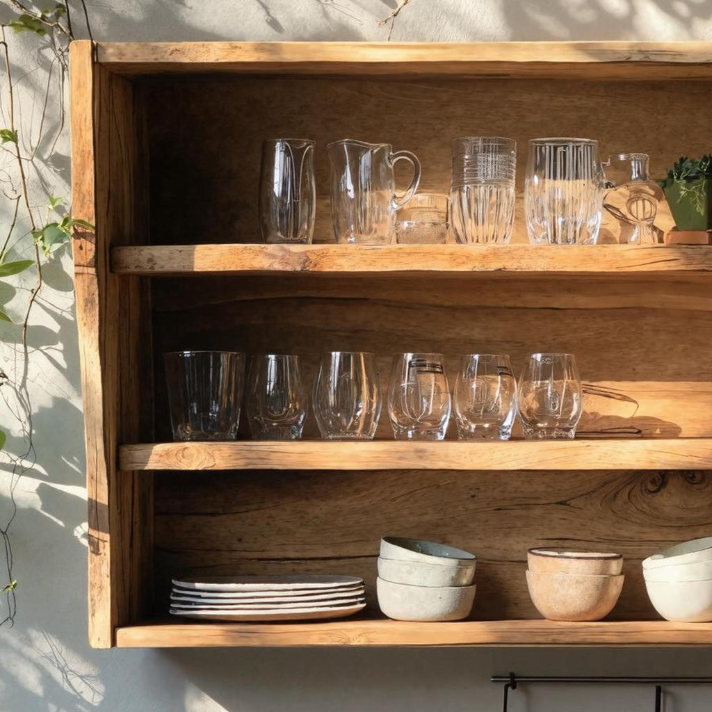 Mid Century Wooden Kitchen Cabinet For Kitchen Decor