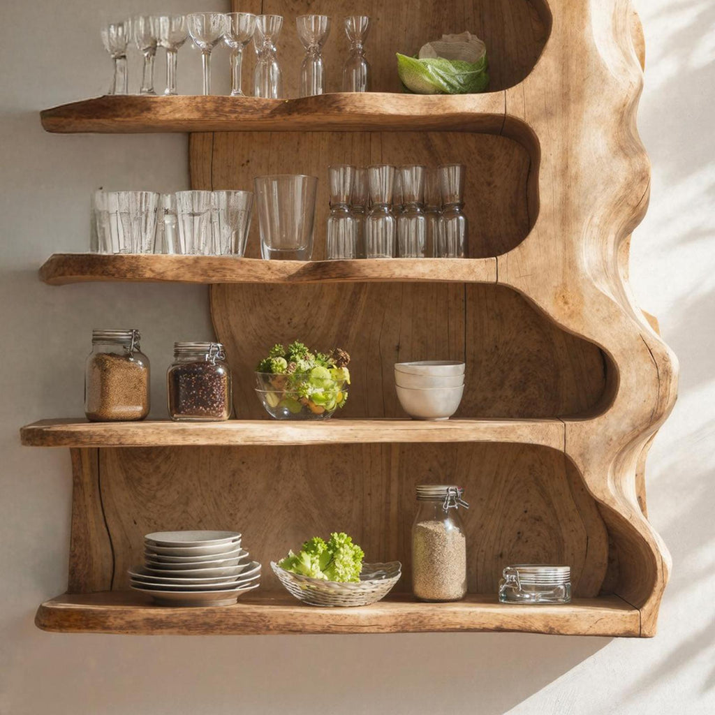 Vintage Solid Wood Kitchen Storage For Kitchen Design