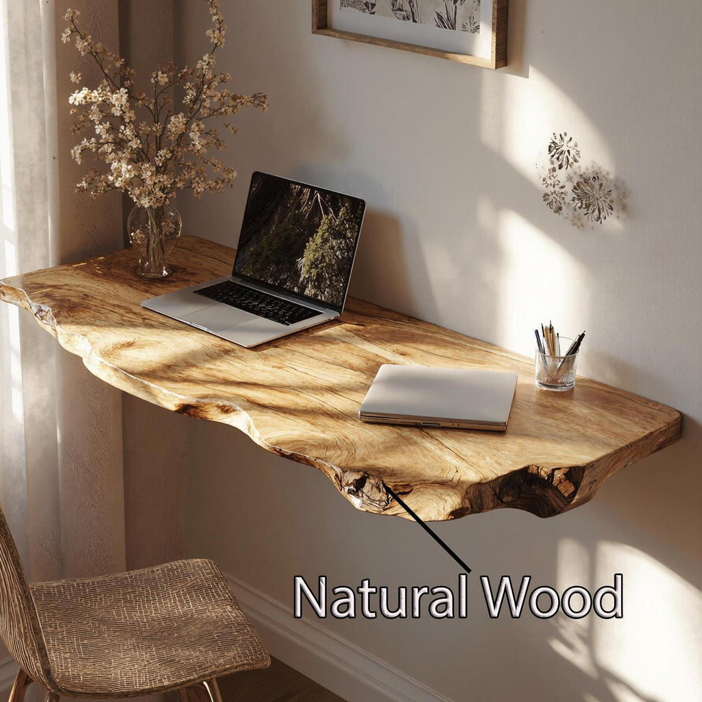 Vintage Wooden Floating Table For Stylish Living Room Furniture