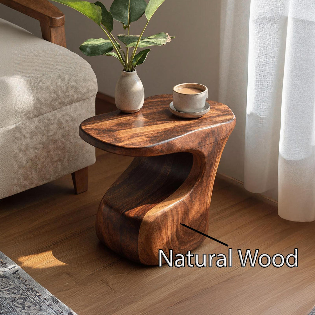 Mid Century Wooden End Table For Stylish Living Room
