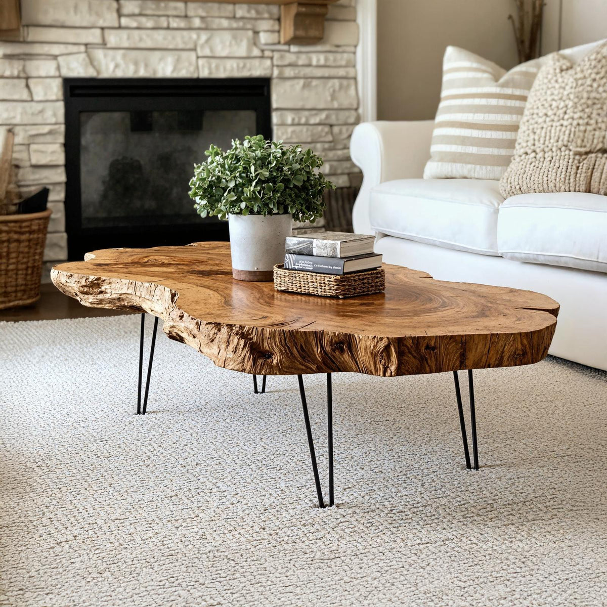 Handcrafted Coffee Table Wood Coffee Table SILDTCF044
