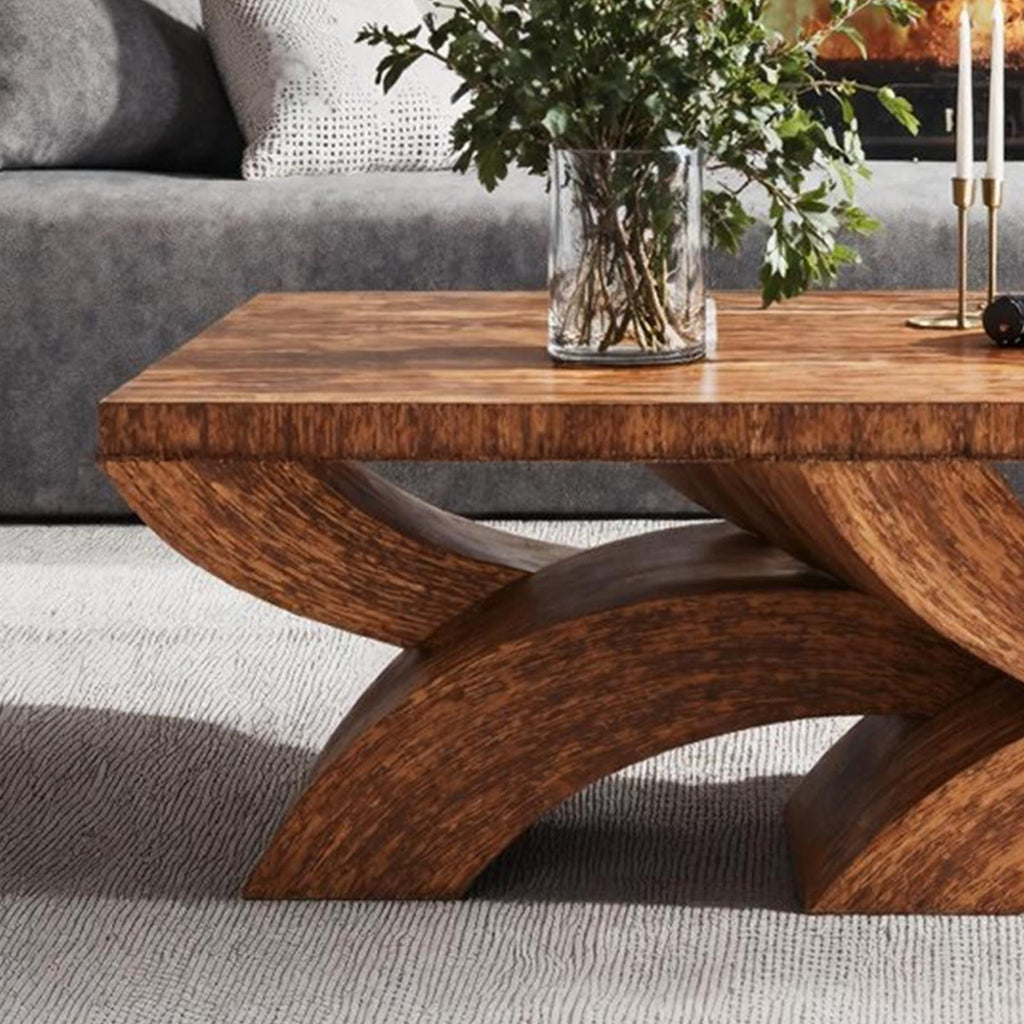 Handcrafted Coffee Table For Warm Wood Ambience