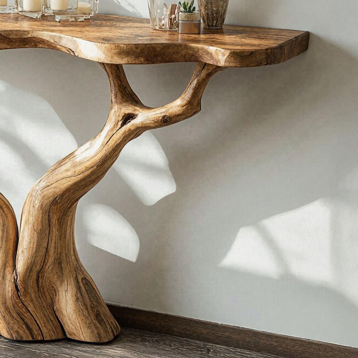 Rustic Farmhouse Console Table For Vintage Homes