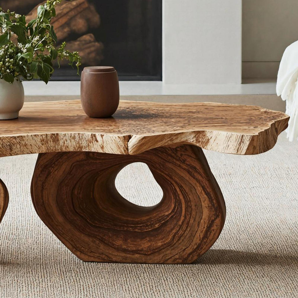 Antique Wood Coffee Table For Vintage Home Interiors
