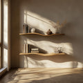 Wavy Wall Shelf Long Floating Shelf Bed Room Modern Design