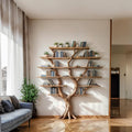 Tree Branch Floating Driftwood Shelf