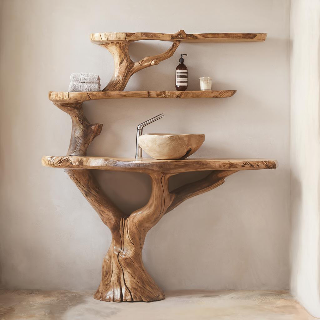 Live Edge Vanity Bathroom SILDTBRV009