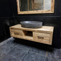Reclaimed Wood Solid Bathroom Vanity