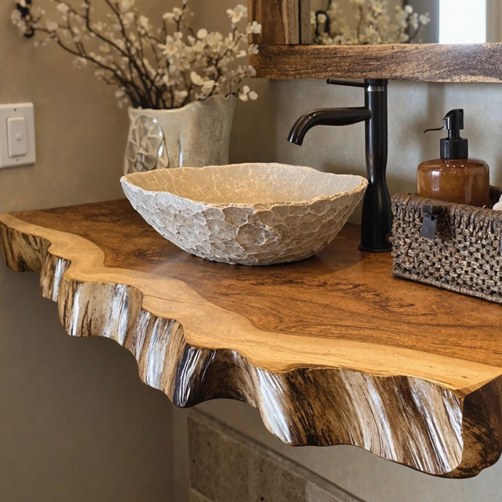 Floating Edge Bathroom Shelf SILDTBRV040