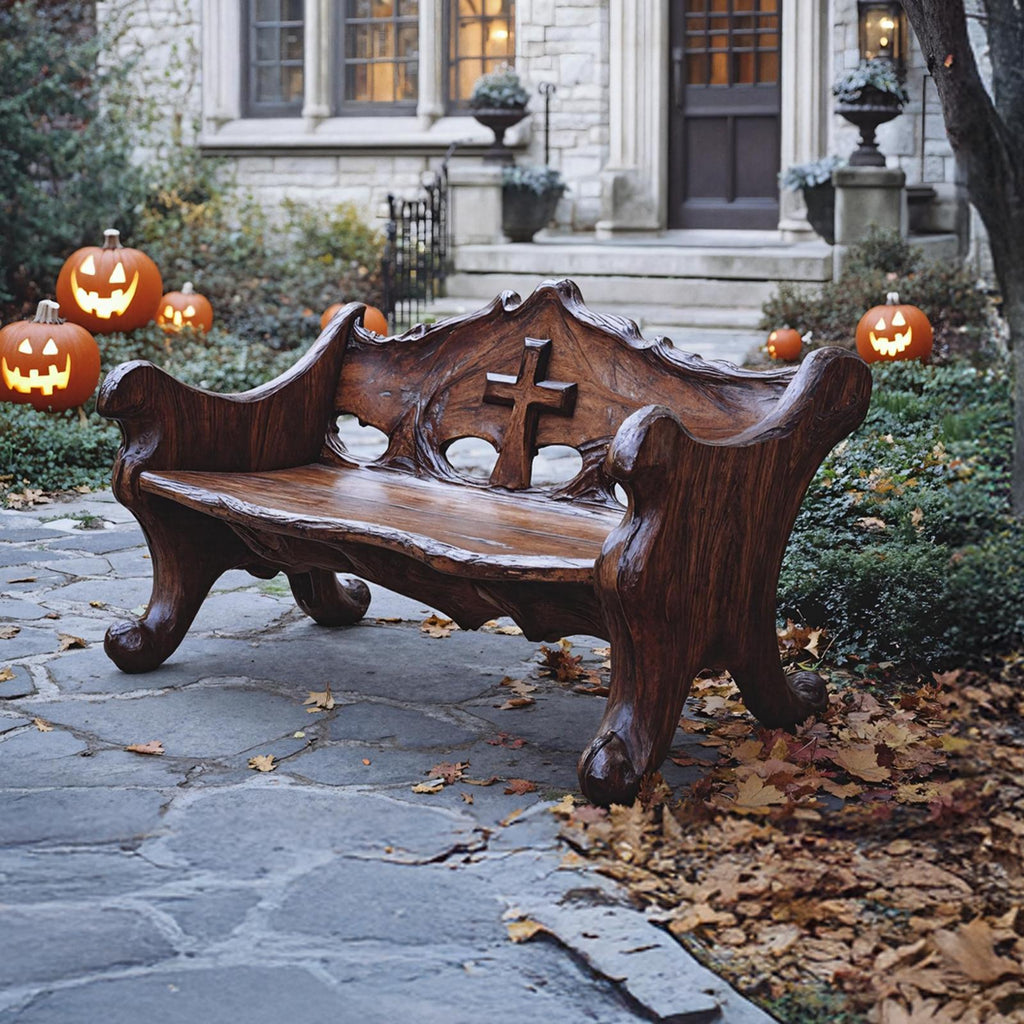 Mid Century Live Edge Outdoor Bench For Outdoor Decor Ideas