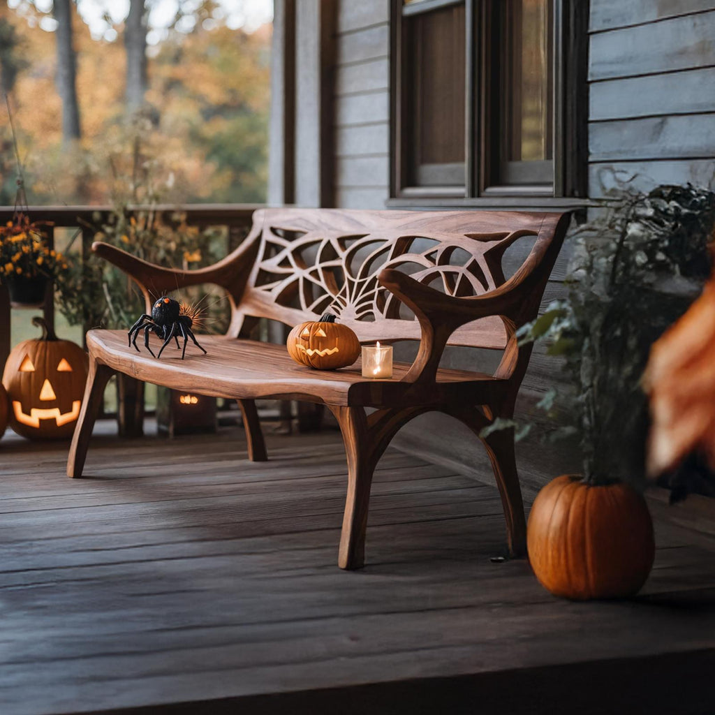 Handcrafted Solid Wood Entryway Bench, Indoor Live Edge Bench for Living Room, Dining Table Seating, Hallway Bench