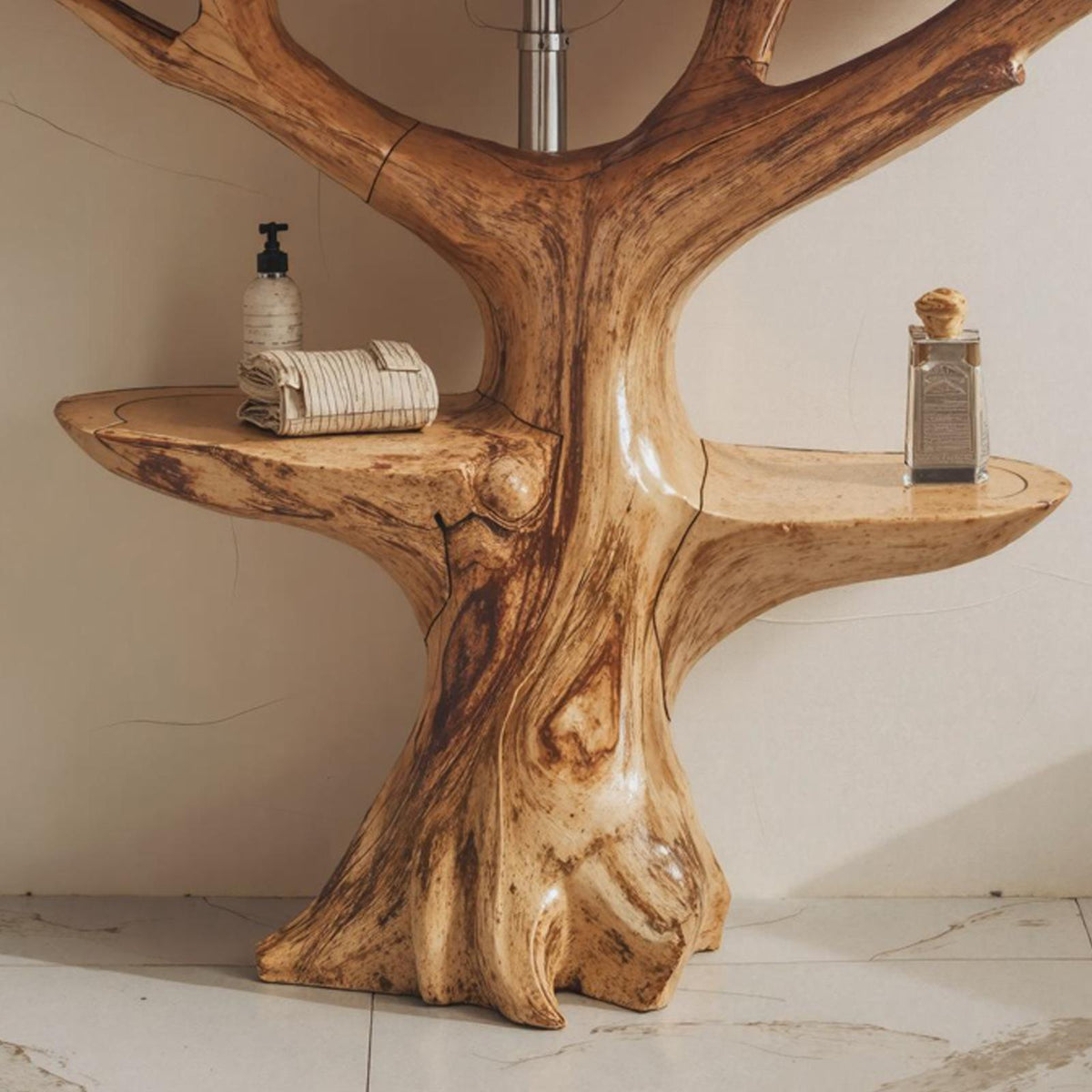 Handcrafted Wood Vanity Bathroom