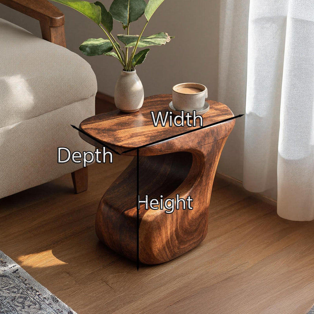 Mid Century Wooden End Table For Stylish Living Room