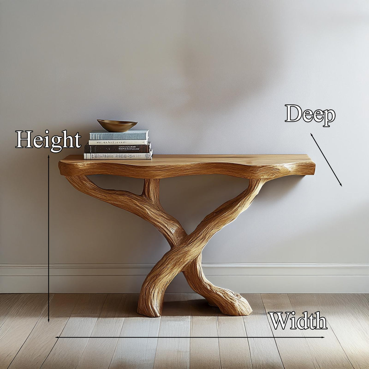 Handcrafted Console Shelf Unique Design Home Decor Housewarming Gifts