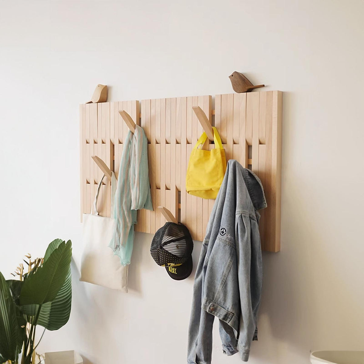 Piano Wooden Coat Rack