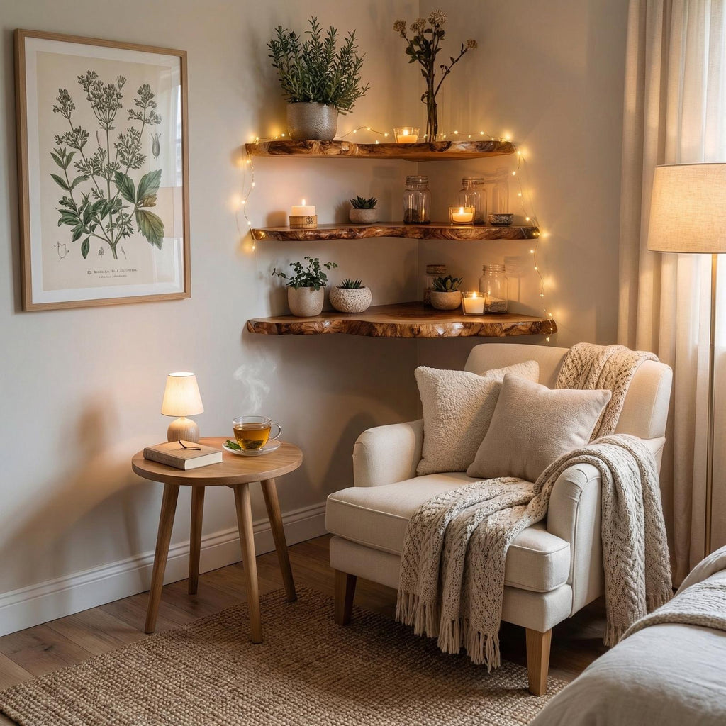 Custome Floating Shelf Corner Book