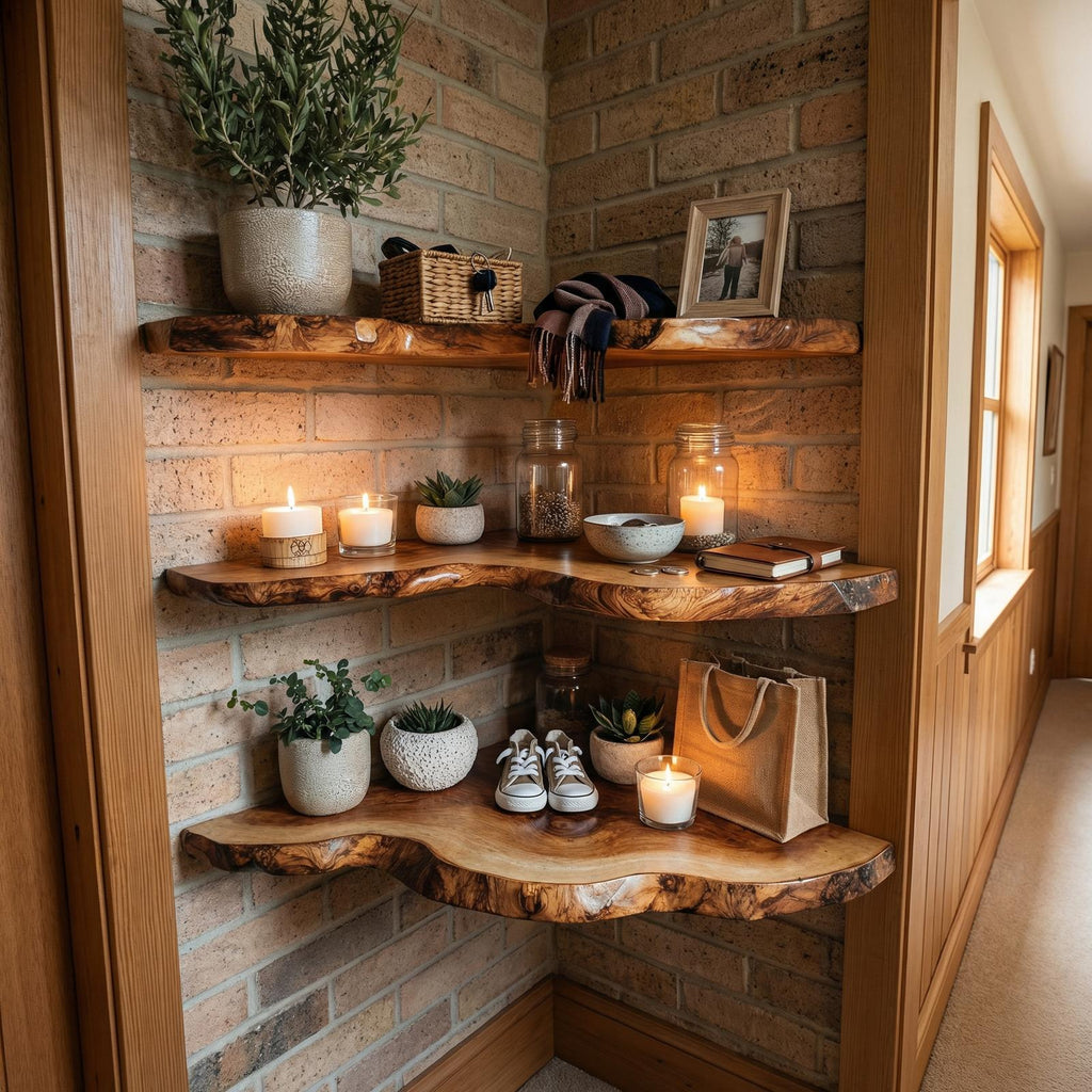 Custome Floating Shelf Corner Book