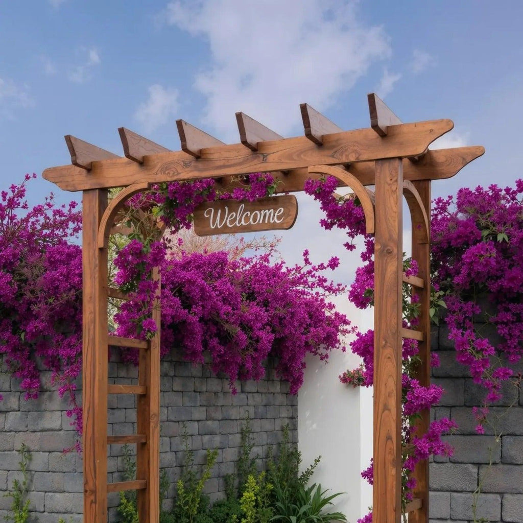 Rustic Garden Arbor Archway For Outdoor Pathway Entrance SITHPER003