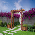 Rustic Garden Arbor Archway For Outdoor Pathway Entrance SITHPER003