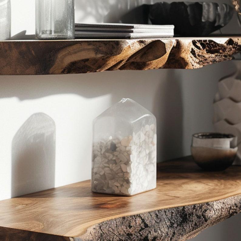 Floating Wall Shelf Live Edge Shelf Decor