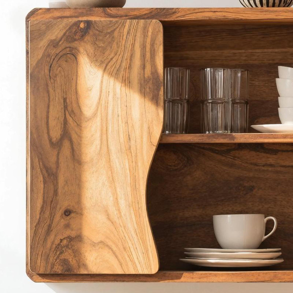 Mid Century Wooden Kitchen Cabinet For Furniture Decor