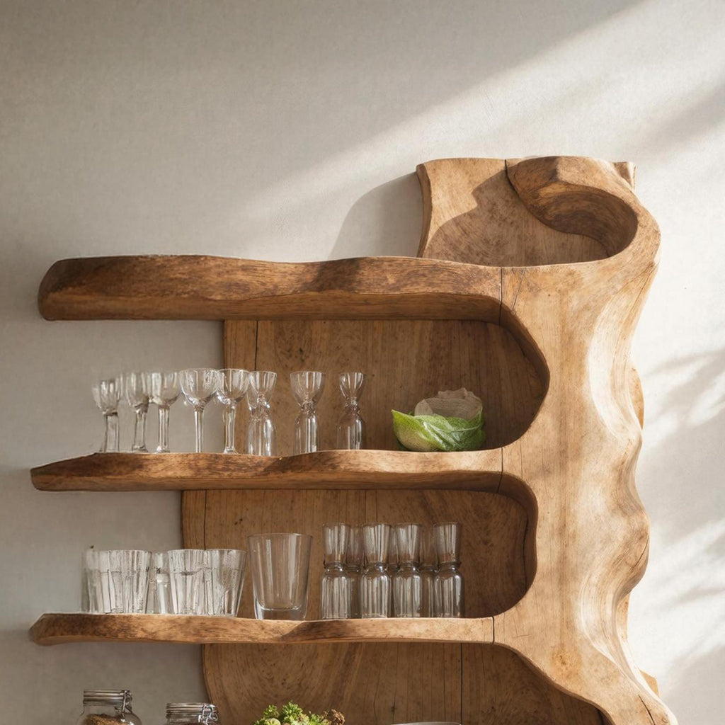 Vintage Solid Wood Kitchen Storage For Kitchen Design