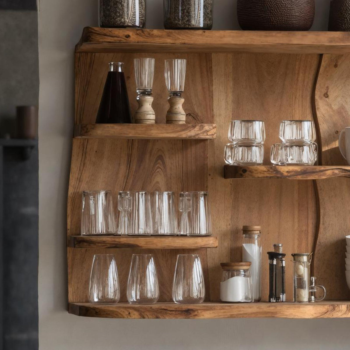 Farmhouse Wooden Kitchen Cabinet For Furniture Decor