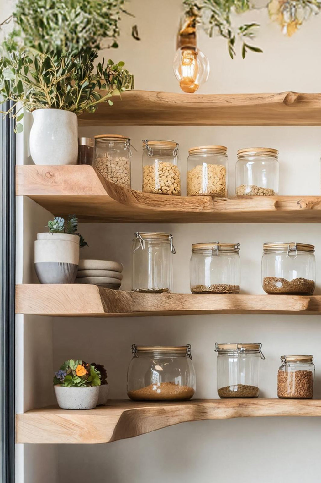 Handcrafted Mid Century Spice Rack For Kitchen Furniture
