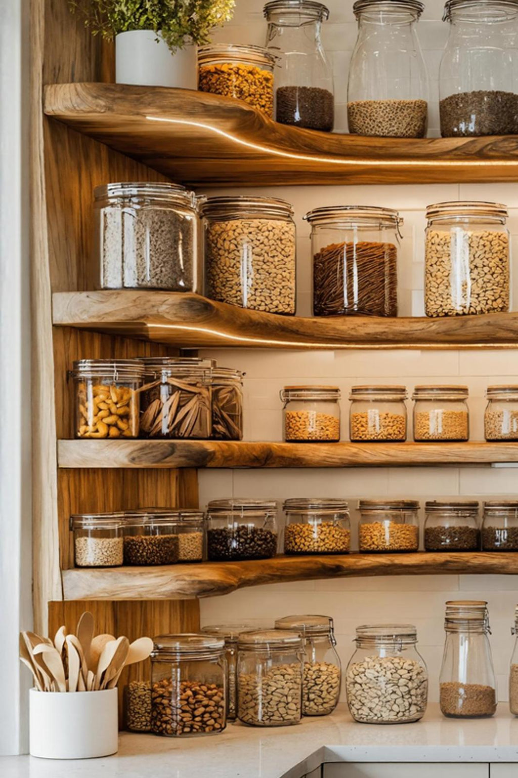 Rustic Kitchen Cabinet Spice Organizer For Furniture Decor