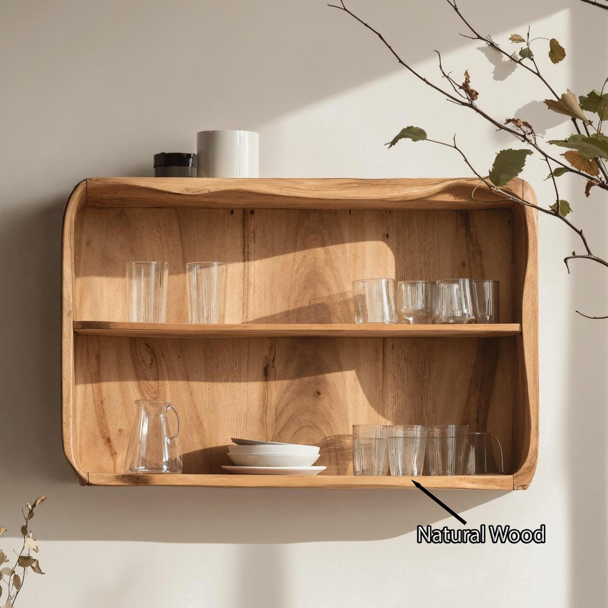 Mid Century Wooden Kitchen Cabinet For Kitchen