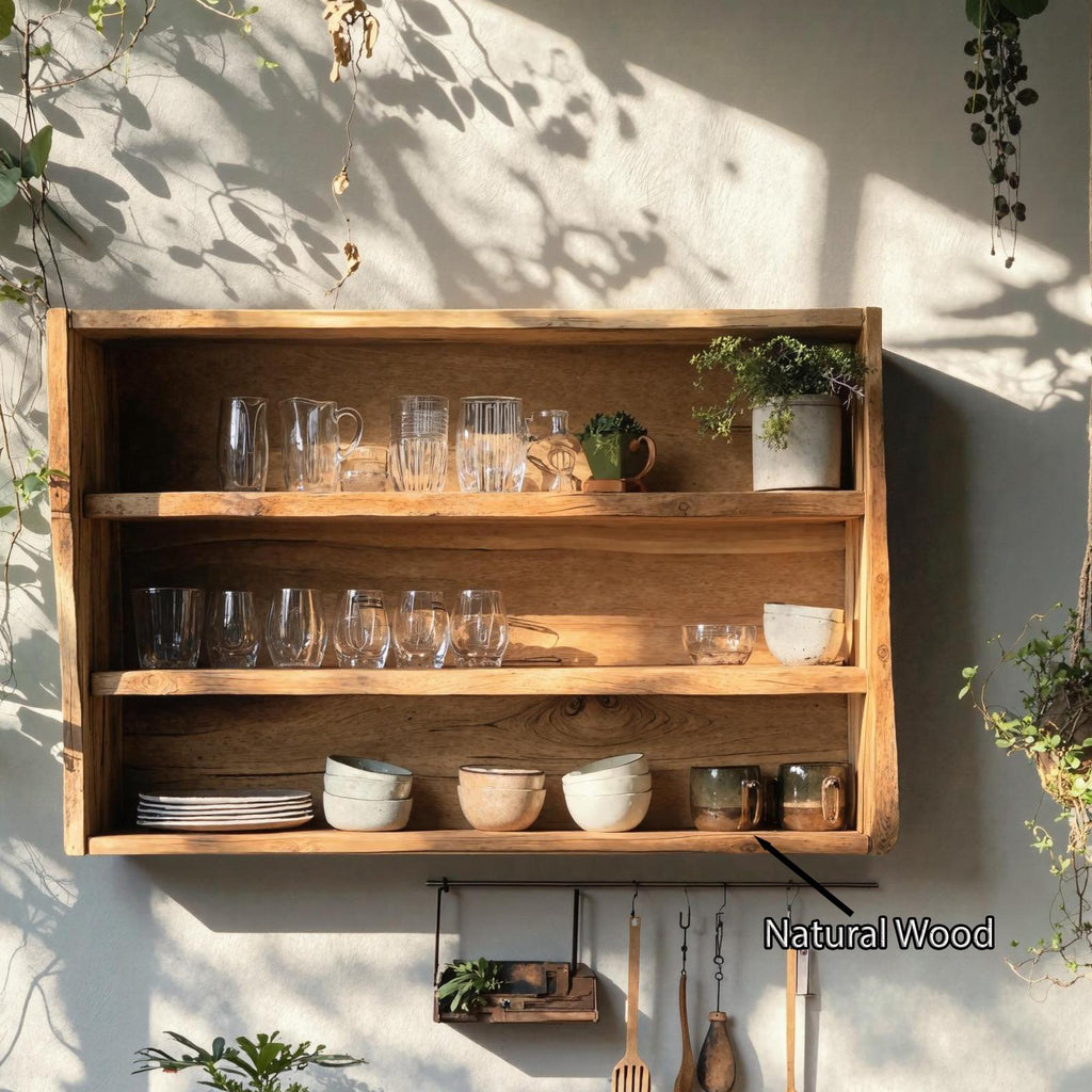 Mid Century Wooden Kitchen Cabinet For Kitchen Decor
