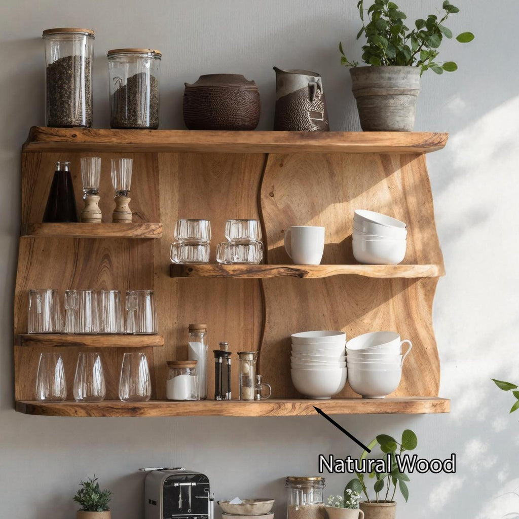 Farmhouse Wooden Kitchen Cabinet For Furniture Decor