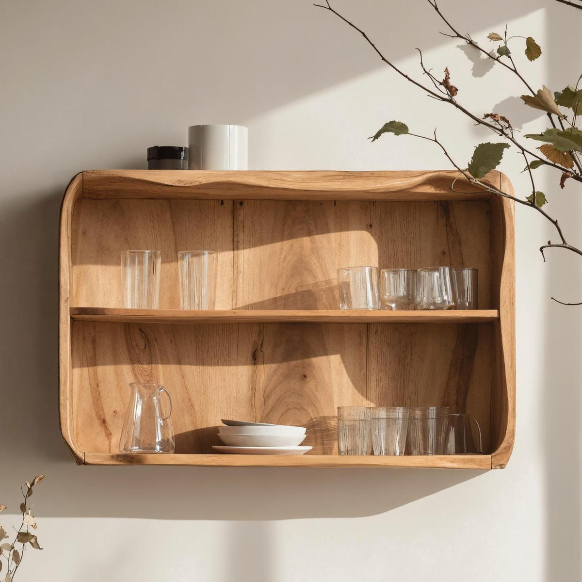 Mid Century Wooden Kitchen Cabinet For Kitchen