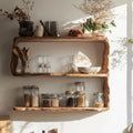 Rustic Solid Wood Kitchen Storage For Kitchen Decor