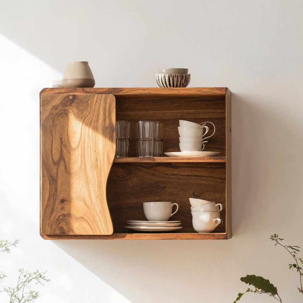 Mid Century Wooden Kitchen Cabinet For Furniture Decor
