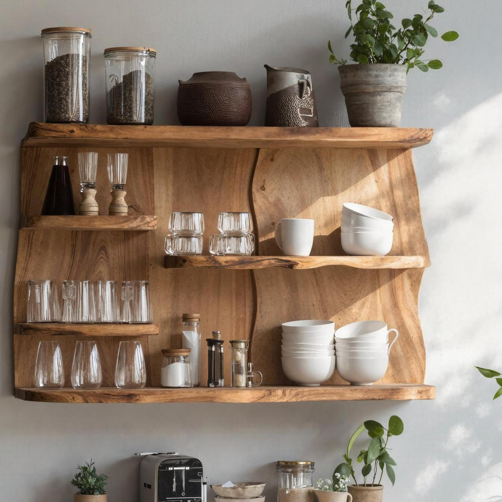 Farmhouse Wooden Kitchen Cabinet For Furniture Decor