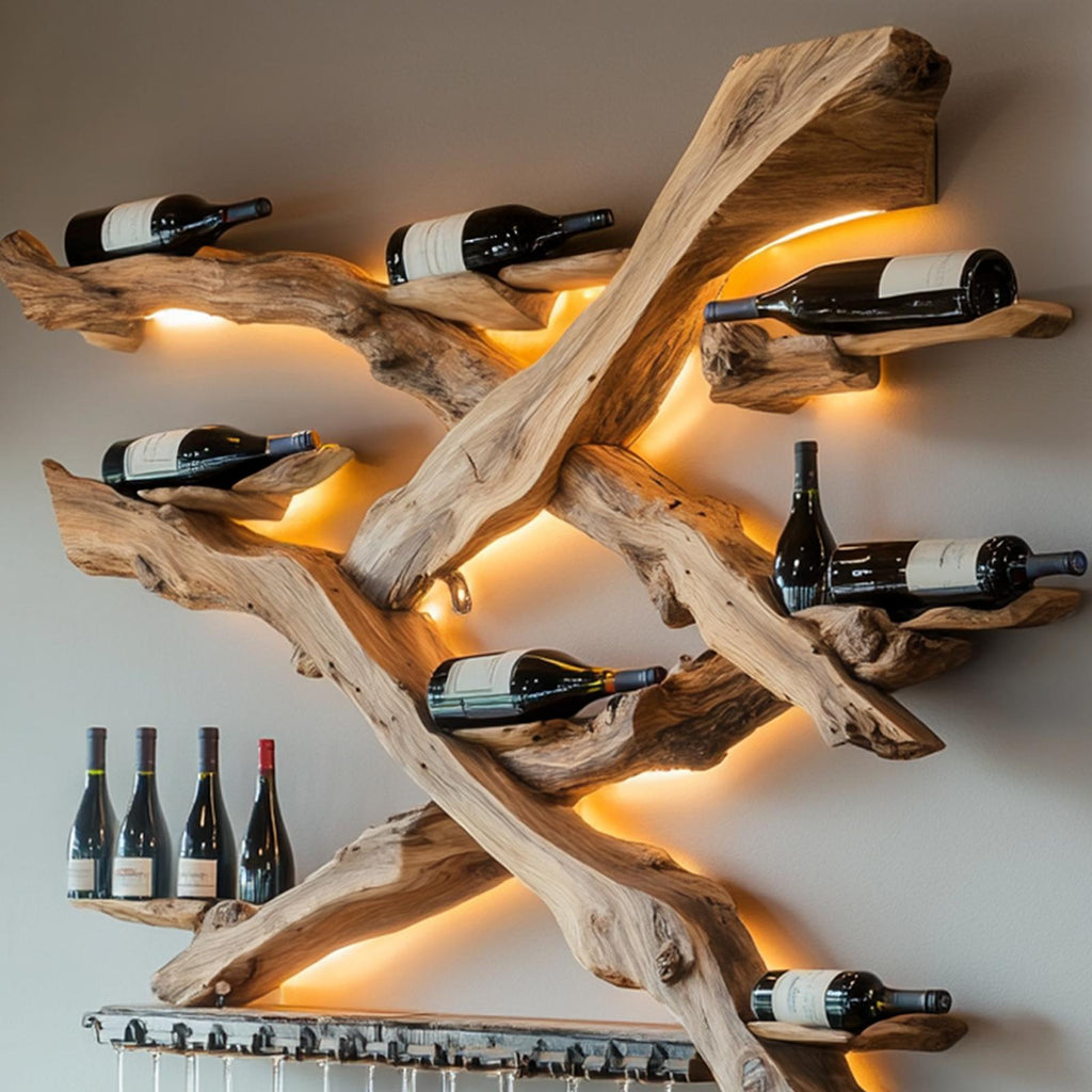 Handcrafted Wine Holder For Furniture Stylish Storage