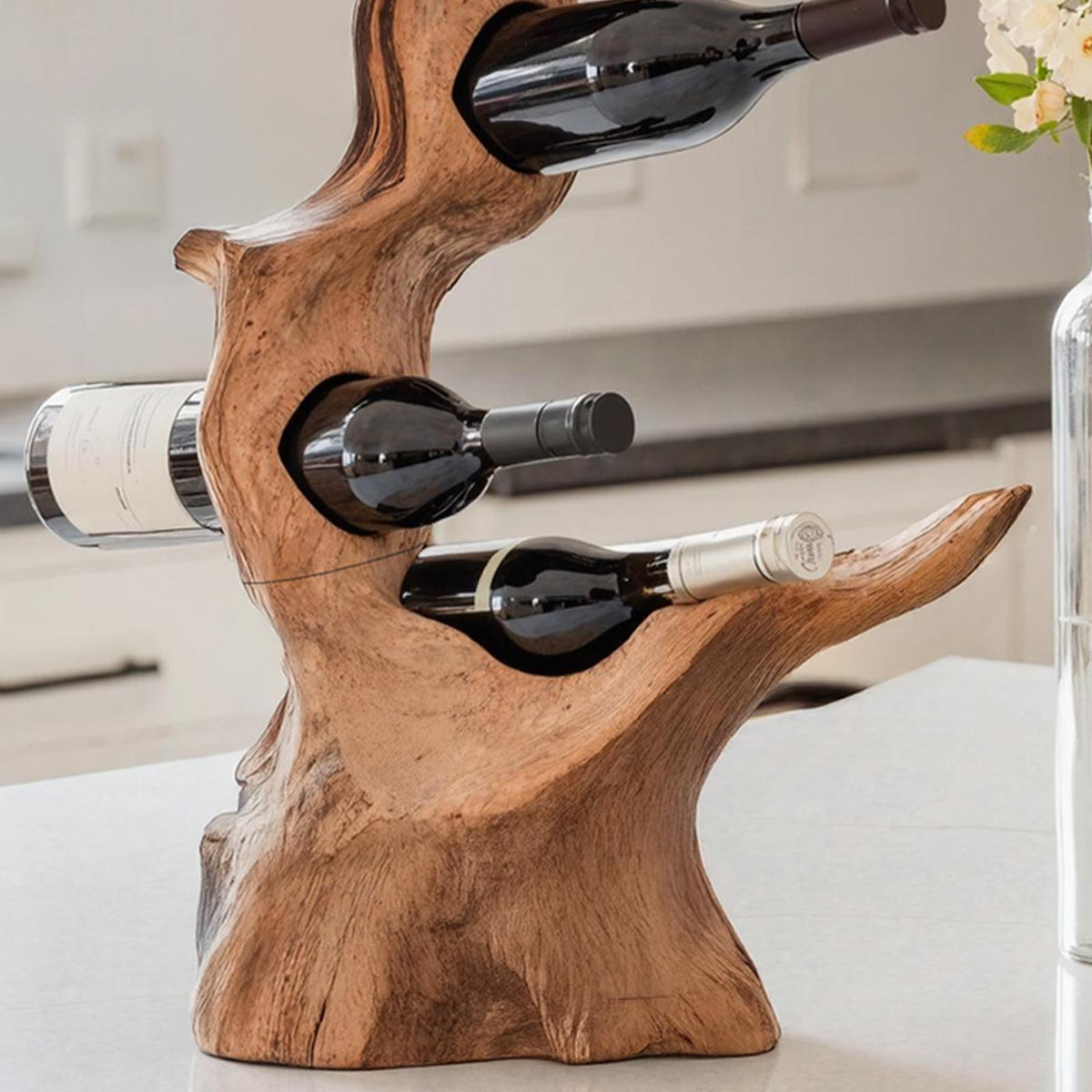 Mid Century Wine Rack For Furniture Wine Storage Decor