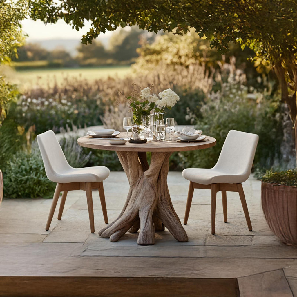 Rustic Solid Wood Dining Table, Handcrafted Kitchen Table for Charming Farmhouse Decor, Custom Wooden Dining Desk