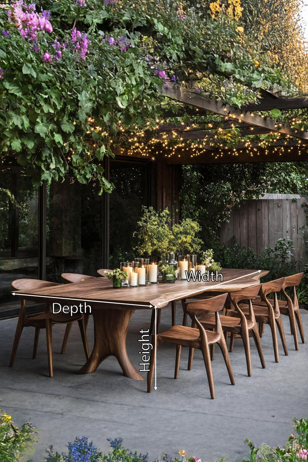 Farmhouse Wood Dining Table For Home Furniture